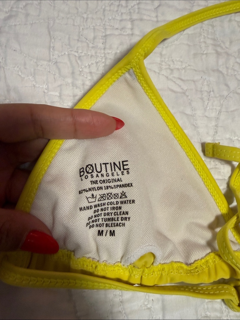 Boutine LA Bikini Triangle Top M - Picture 3 of 3